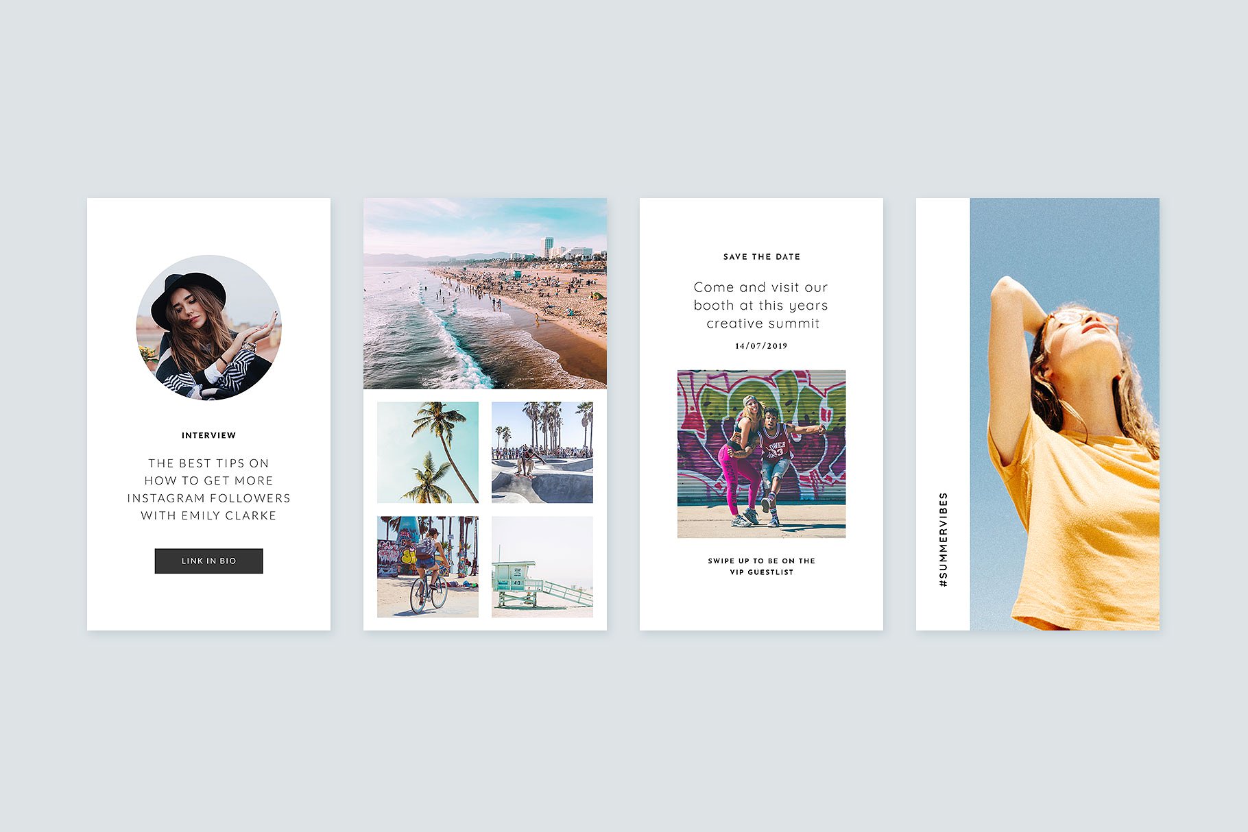 清新的照片故事模板样机 Instagram Stories Starter Pack插图6