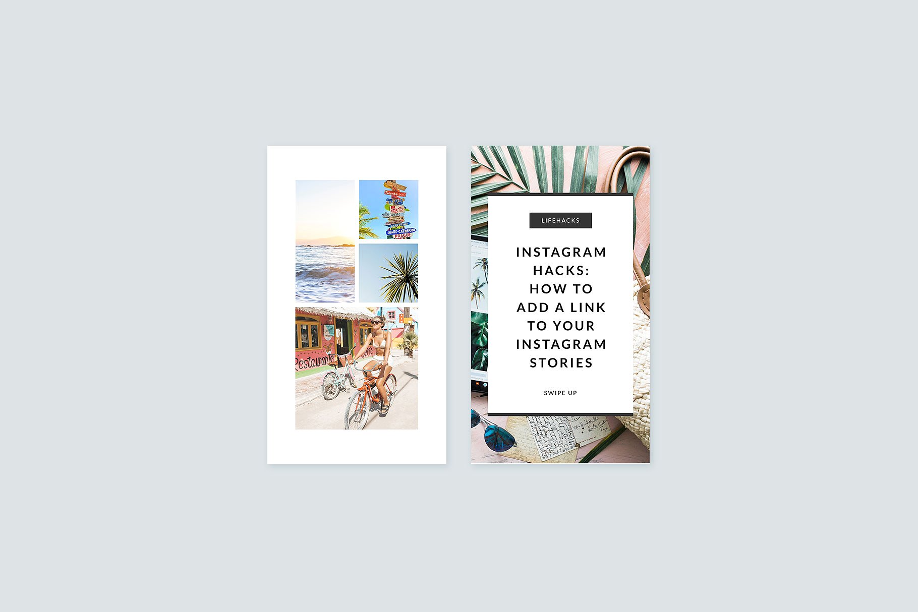 清新的照片故事模板样机 Instagram Stories Starter Pack插图9