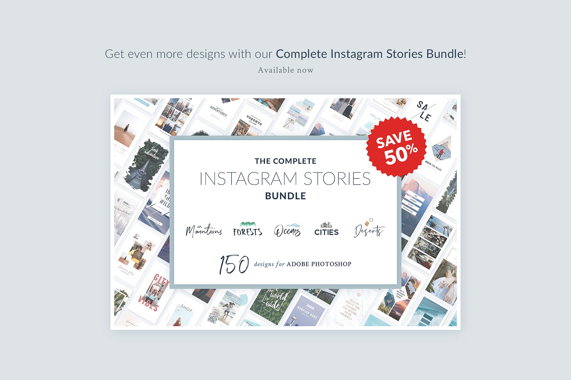 清新的照片故事模板样机 Instagram Stories Starter Pack插图11