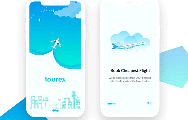 Tourex免费素描UI设计插图1