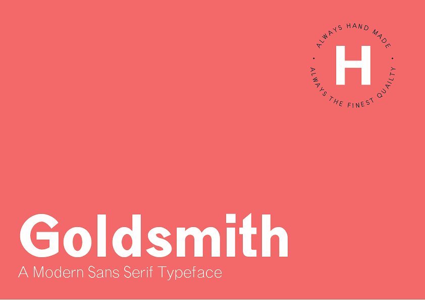 Goldsmith现代无衬线字体 Goldsmith Modern Sans Serif Font插图