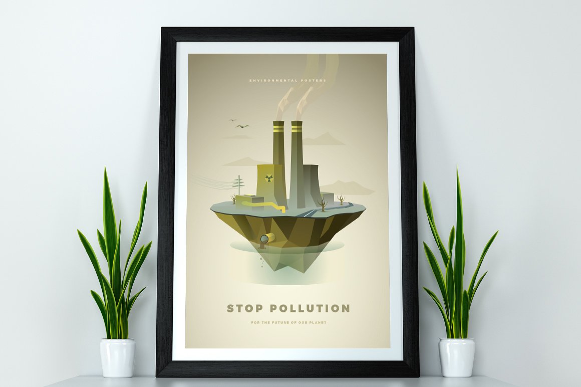 环保海报矢量图案 Environmental Poster Vector Pattern插图5