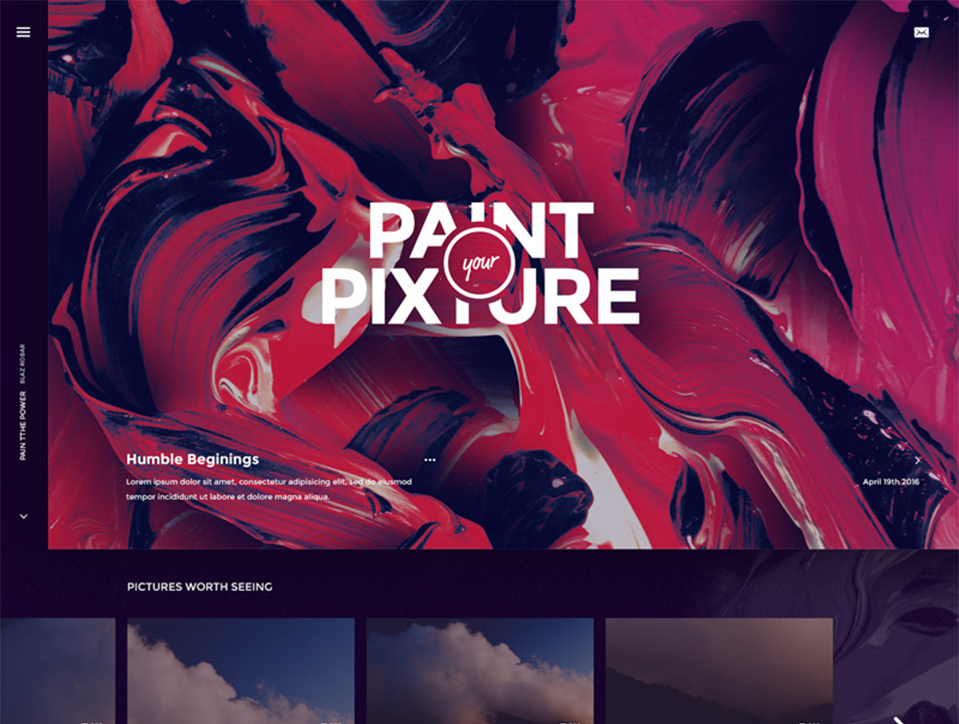 Pixture Photoshop商店PSD网站模板插图