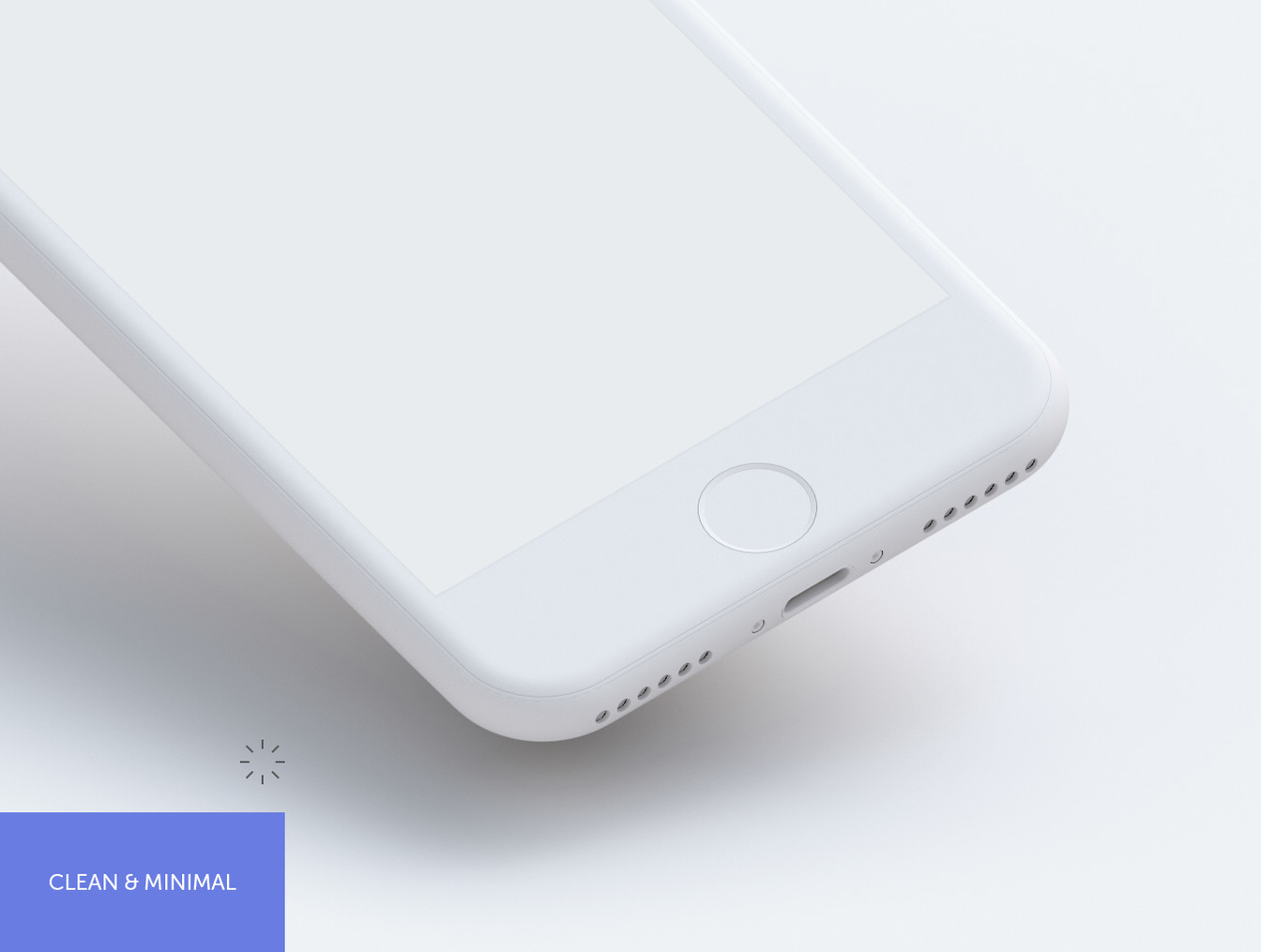简单的黑白苹果手机样机 Simple Dark&White iPhone Mockups插图15