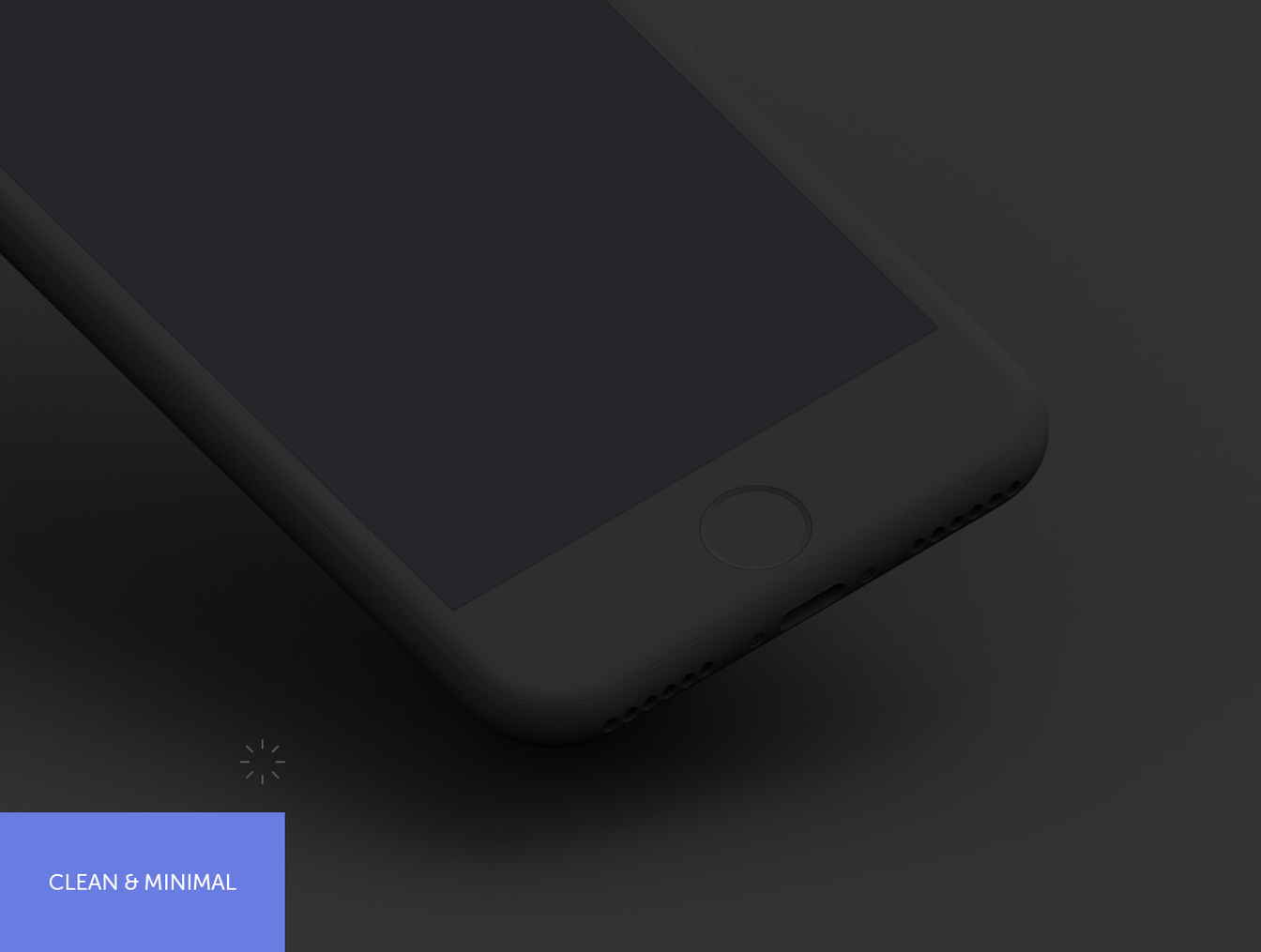 简单的黑白苹果手机样机 Simple Dark&White iPhone Mockups插图7