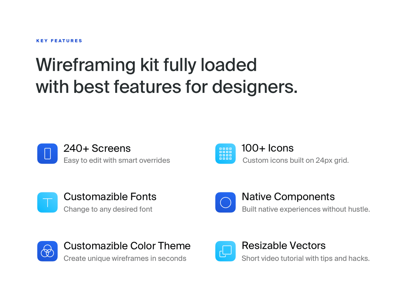 iOS交互线框工具包 IOS Wireframing Kit插图4