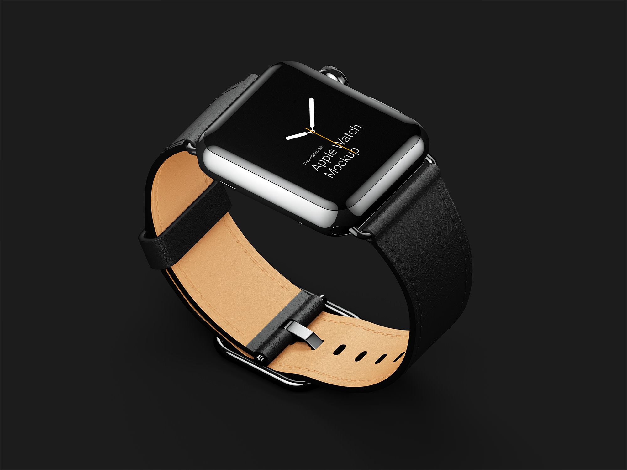 不同材质的Apple Watch样机 Apple Watch Mockups Different Materials插图3