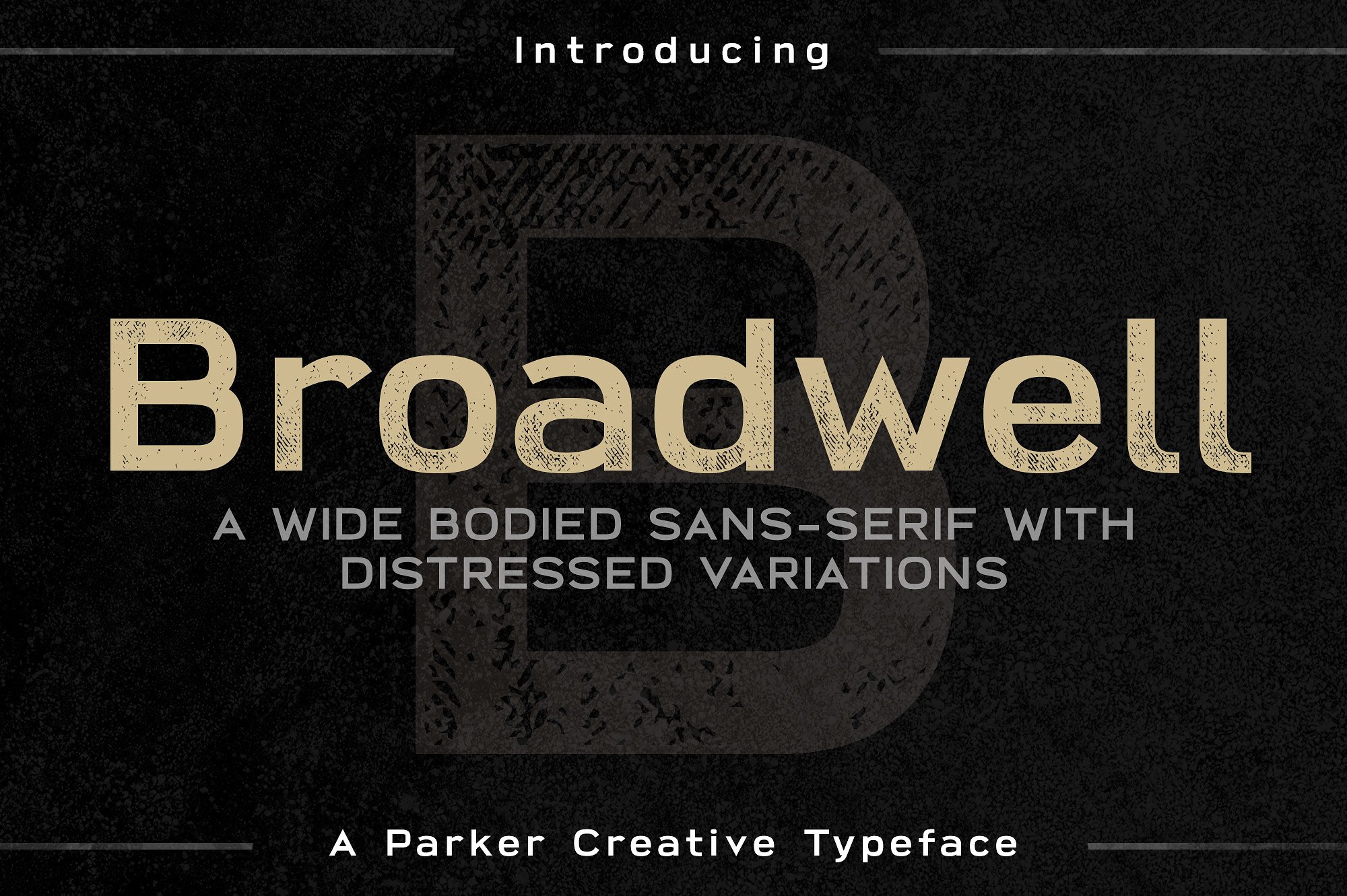Broadwell宽体感无衬线字体 Broadwell Wide Somatosensory Sans Serif font插图