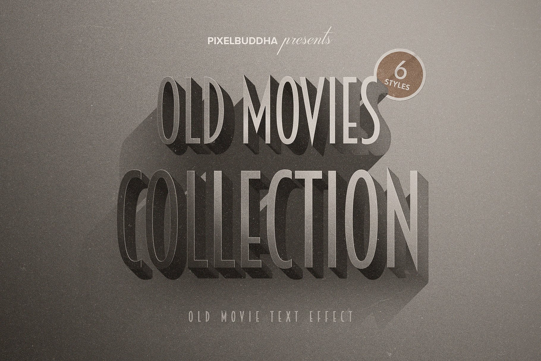 复古老式电影标题的图层样式文件下载 Old Movie Titles Collection [psd]插图