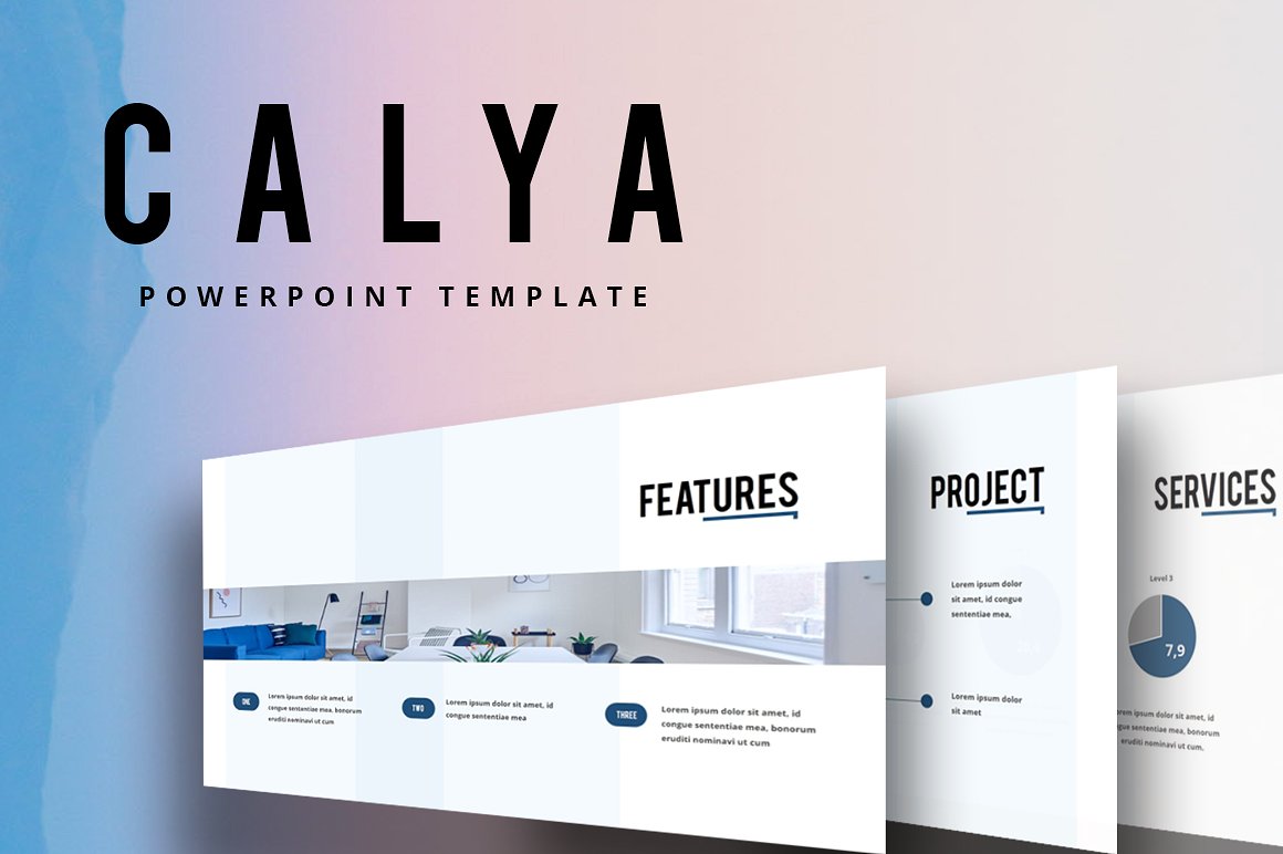 CALYA简单干净PPT模板 CALYA Powerpoint Template插图