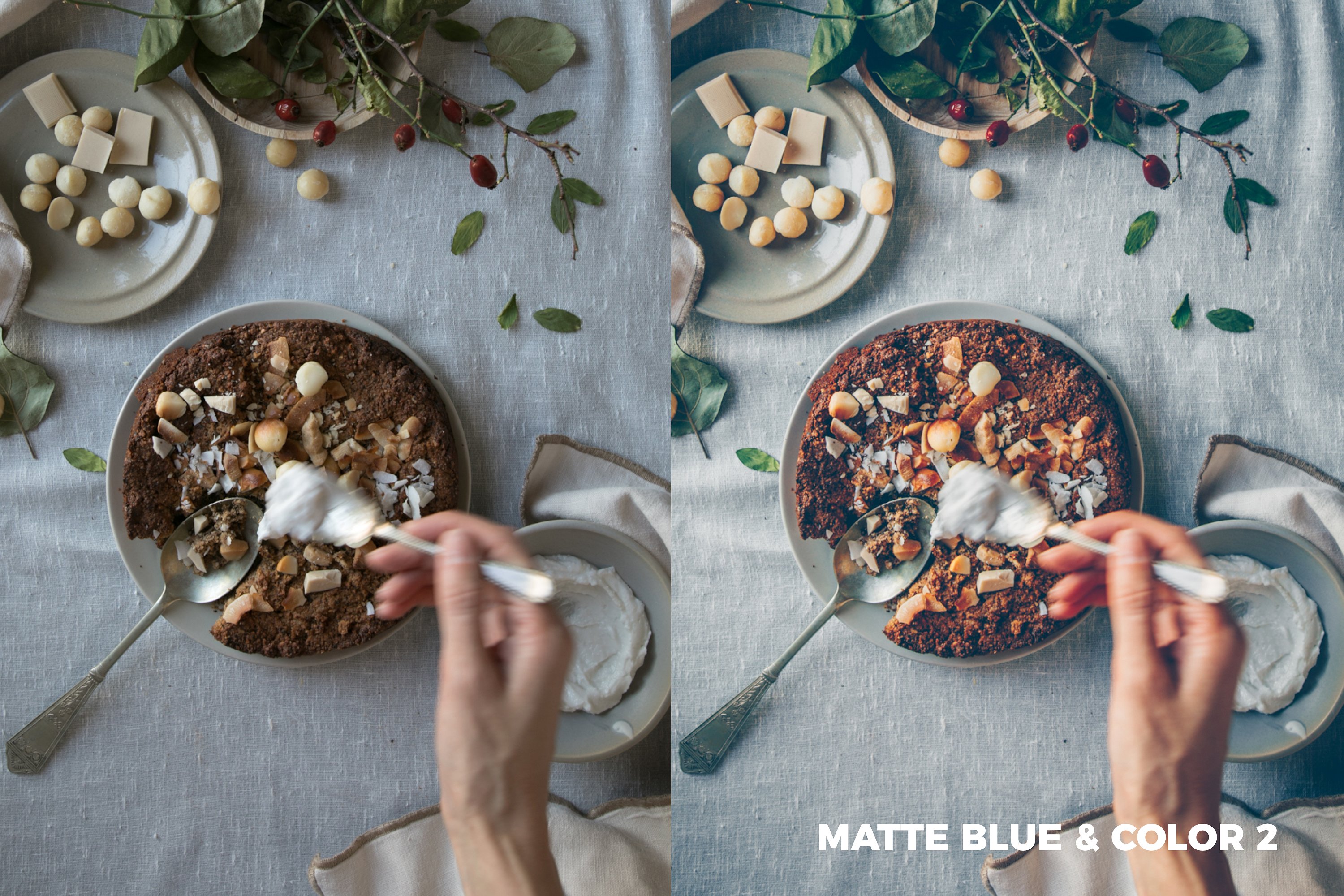 灰色调食物照片后期特效Lightroom预设素材 Food Instagram Lightroom Presets插图7
