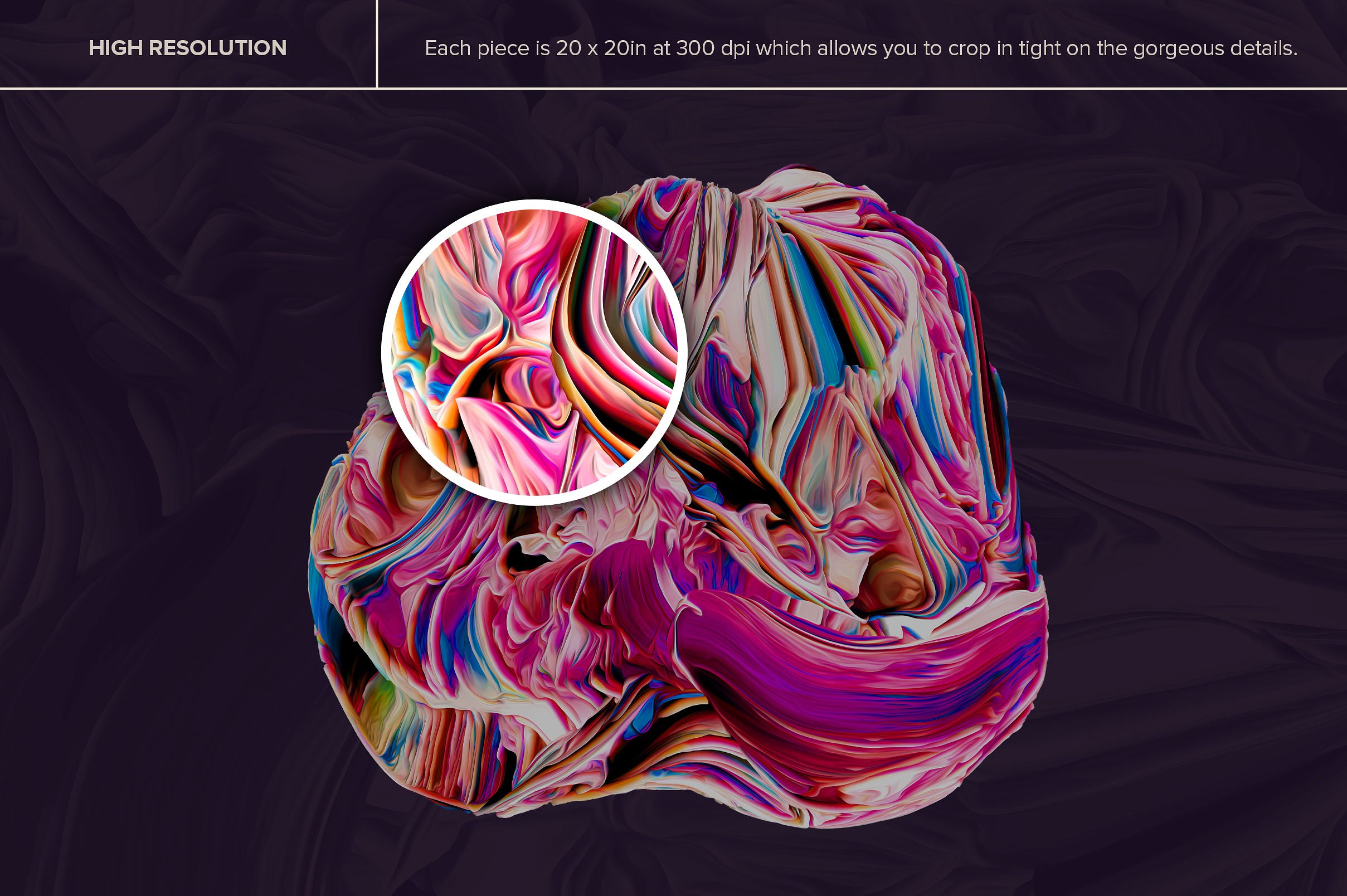 创意抽象纹理系列：80个3D立体抽象形状&PS笔刷 Displaced插图15