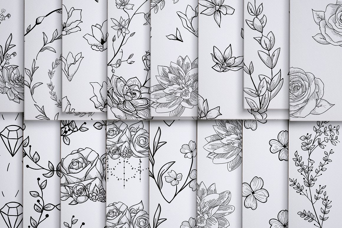 31款花卉图案包 31 Floral Patterns Pack插图6