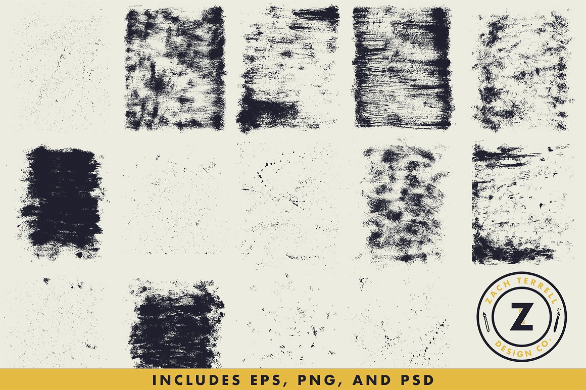粗糙颗粒砂砾纹理背景图片素材 Grit Textures插图3