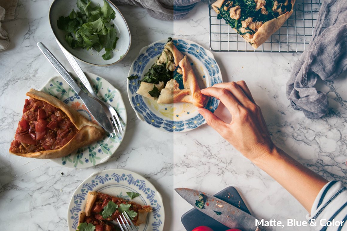 灰色调食物照片后期特效Lightroom预设素材 Food Instagram Lightroom Presets插图4