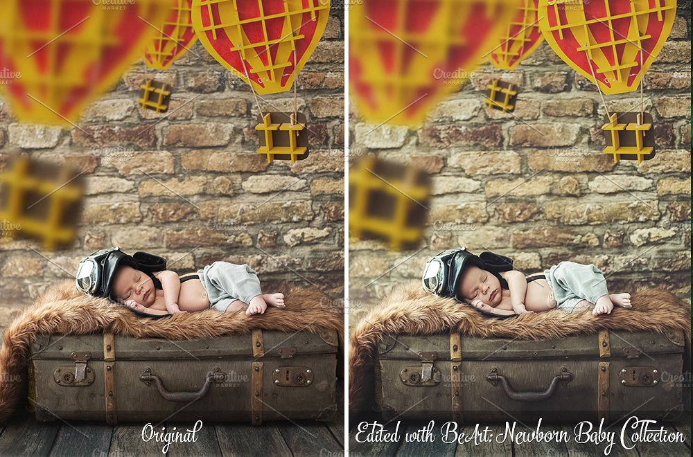 新生儿&婴儿摄影照片后期处理PS动作 Baby & Child Photoshop Actions插图4