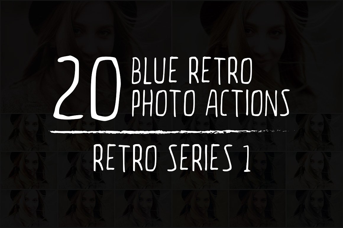 20款复古照片处理PS动作 20 Retro Photoshop Actions插图