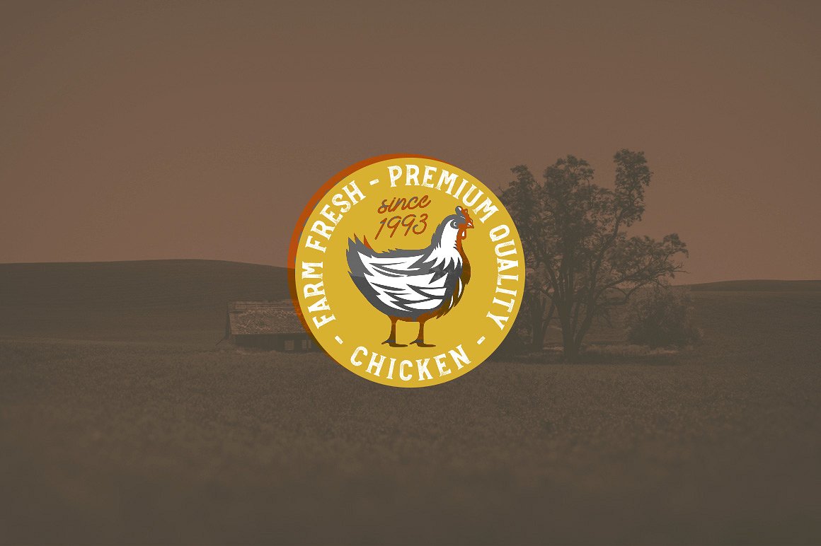20款农场复古标识 Farm Fresh  Logos Badges插图2