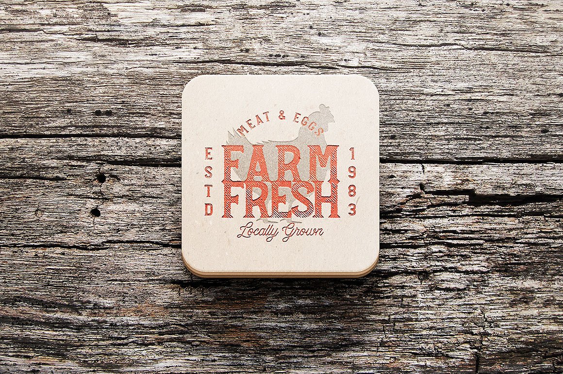 20款农场复古标识 Farm Fresh  Logos Badges插图4