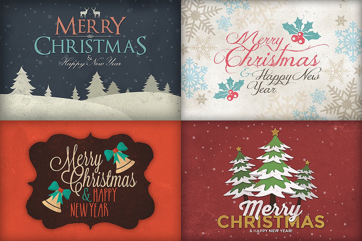 圣诞节背景和卡片第1波 Christmas Background & Cards Vol.1插图4