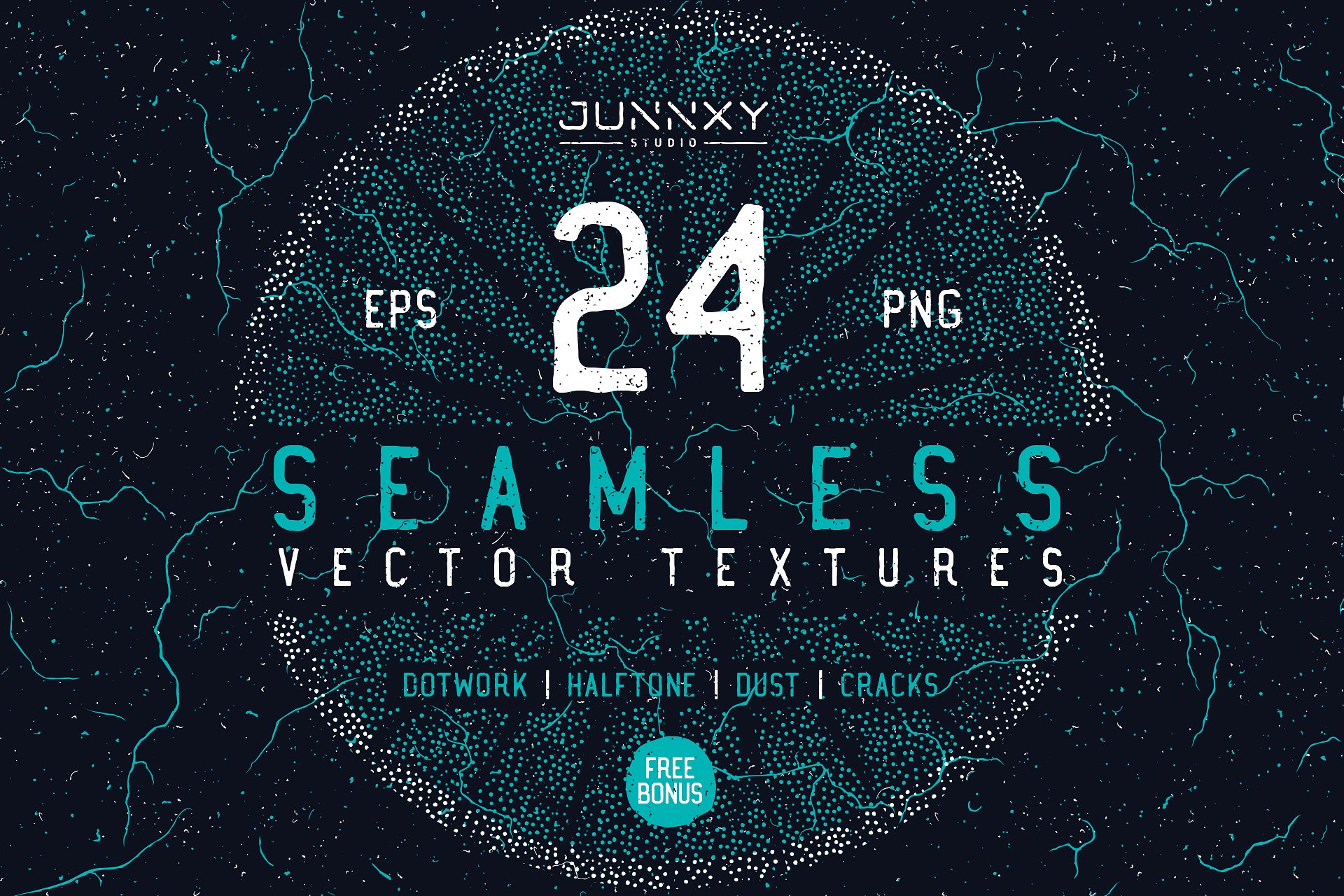 24款无缝矢量纹理 24 Seamless Vector Textures插图