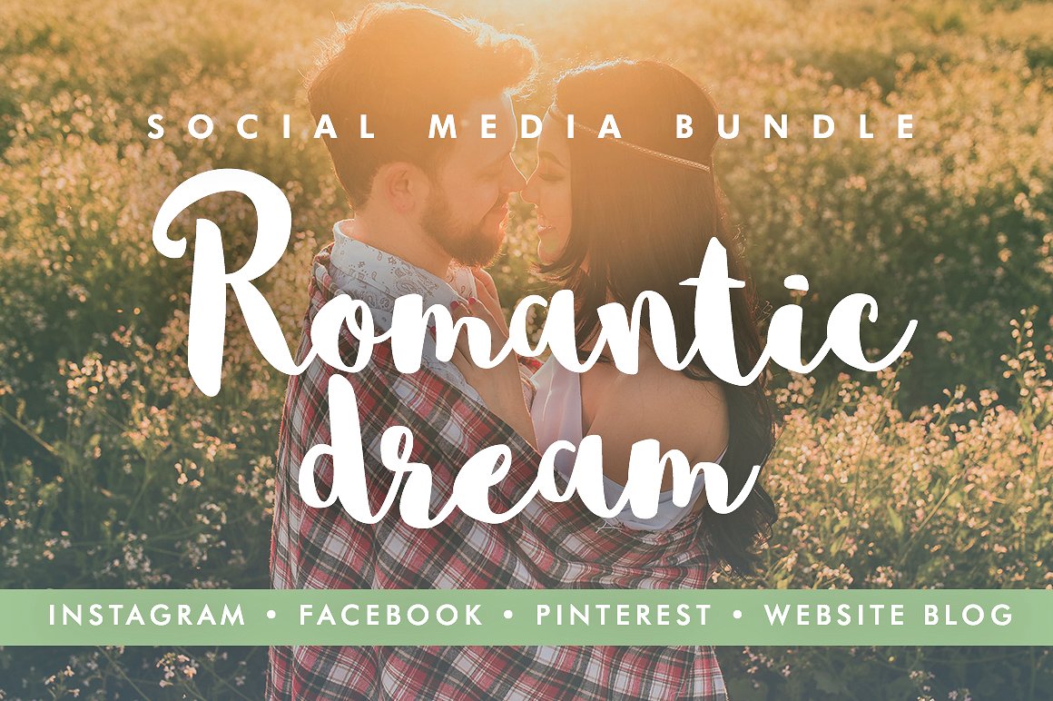 48社交媒体模板 48 Social Media Templates Romantic插图