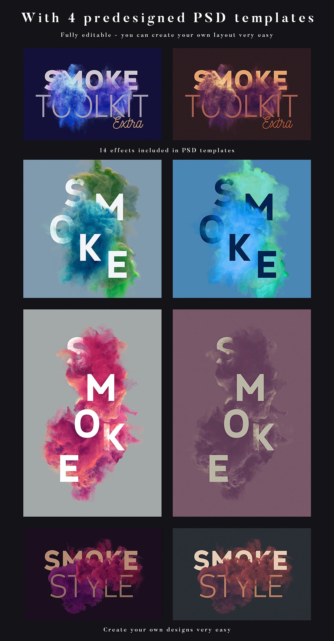 多彩烟雾效果扩展包 Smoke Toolkit Extra插图5