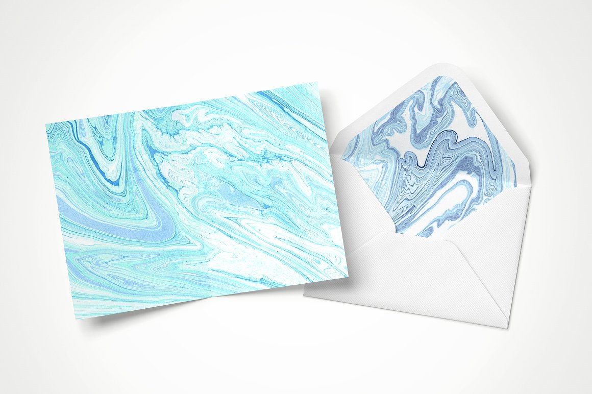 大理石花纹纸纹理 Marbling Paper Textures插图4