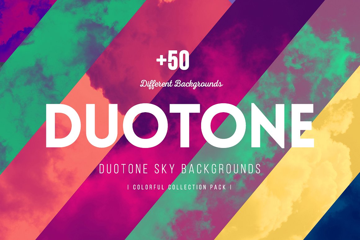 50款双色调天空背景 50 Duotone SKY Backgrounds插图3