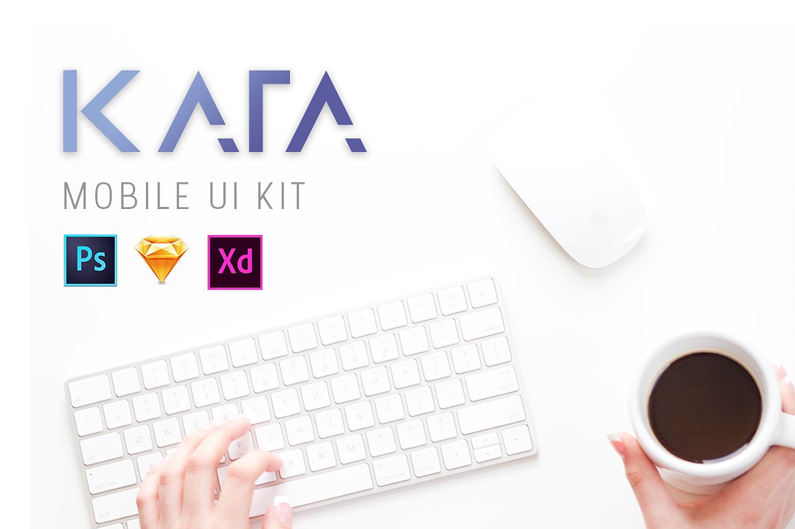 手机网站UI套件 Kata Mobile UI KIT插图