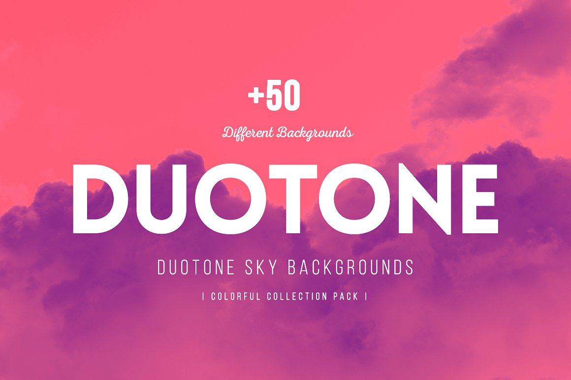 50款双色调天空背景 50 Duotone SKY Backgrounds插图