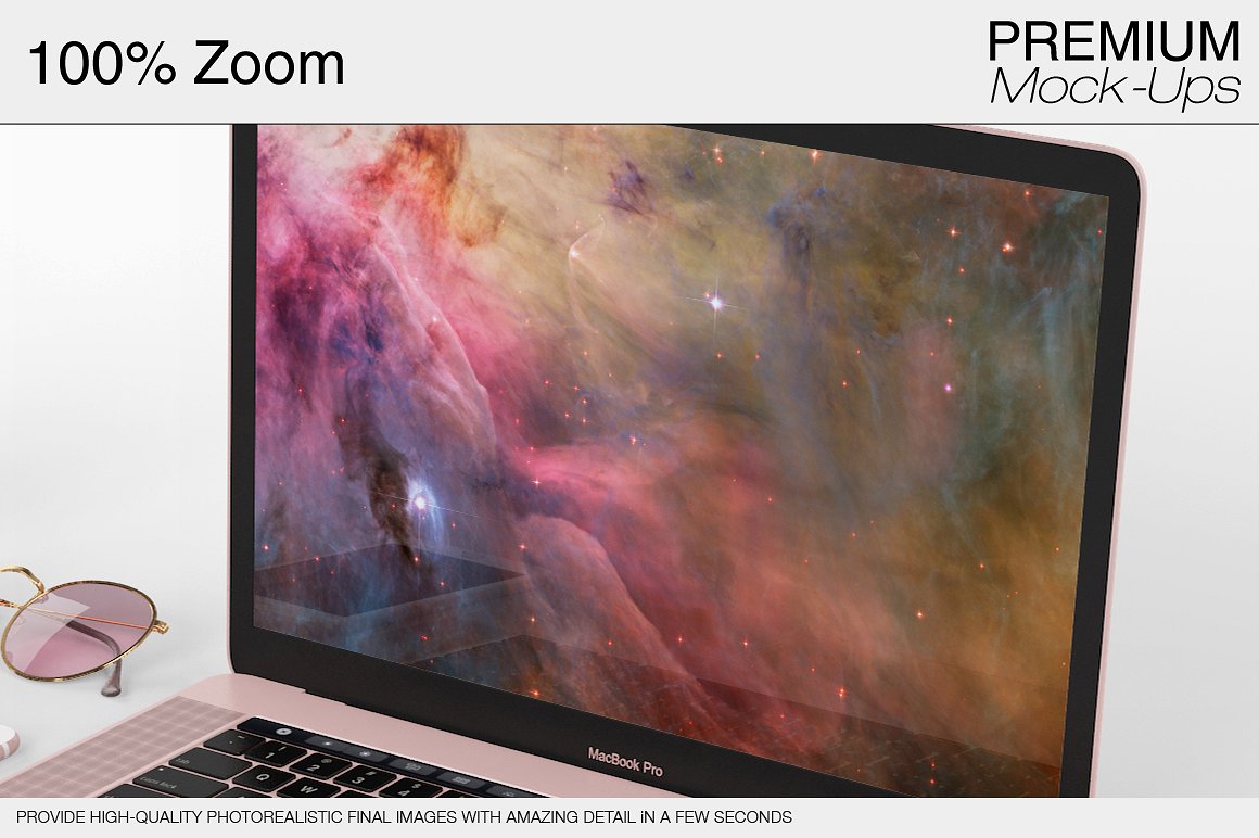 6款苹果笔记本电脑样机包 6 Apple MacBook Pro Mockup Set插图15