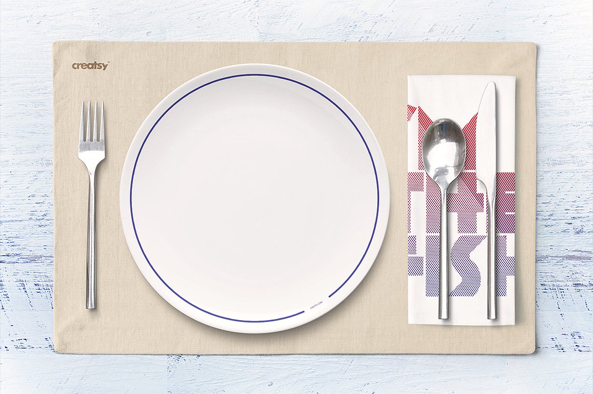 海鲜餐厅品牌设计展示样机集合 Seafood Restaurant Mockup Set插图5