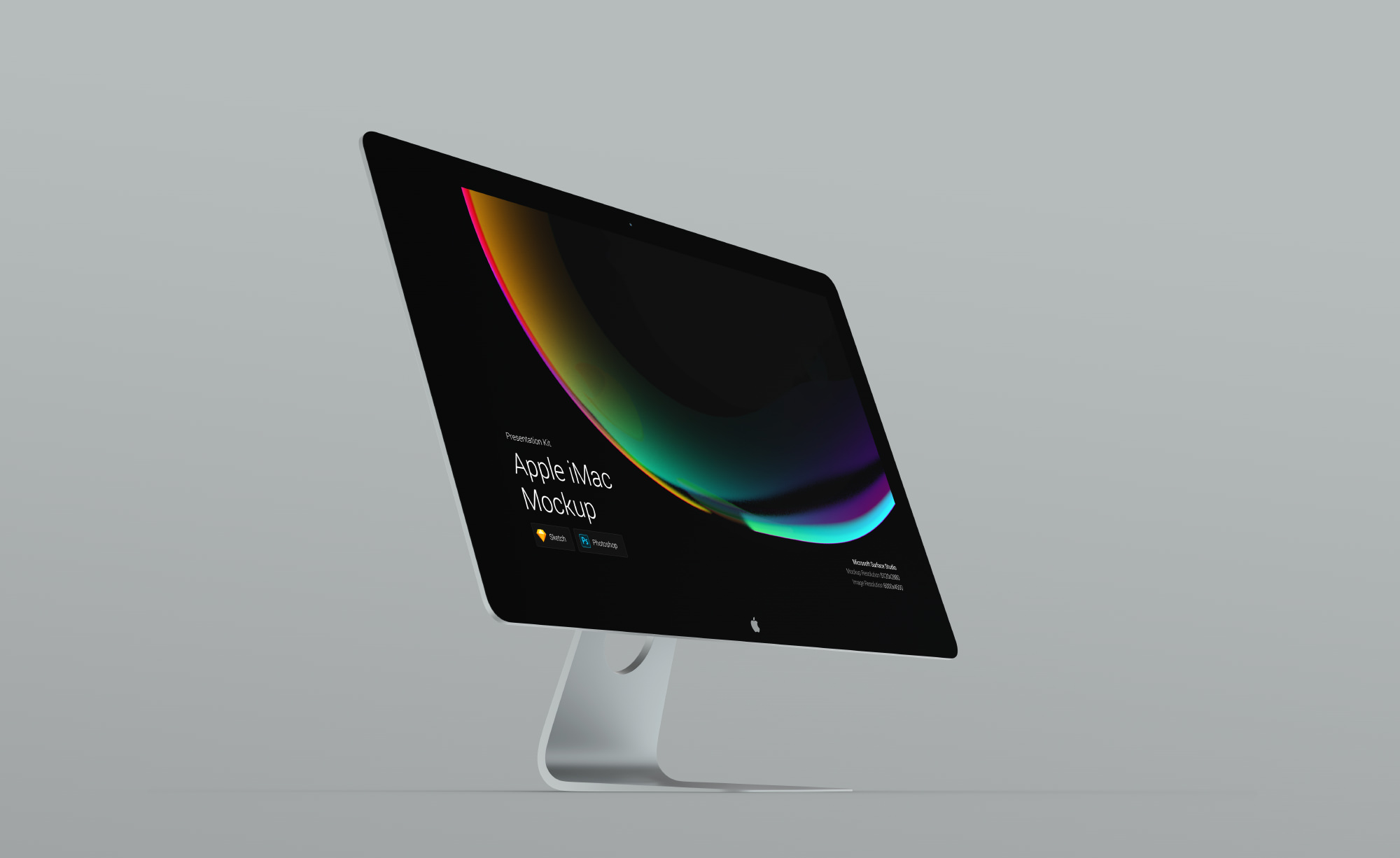 超级主流桌面&移动设备样机系列：iMac & iMac Pro系列一体机样机 [兼容PS,Sketch;共4.79GB]插图11