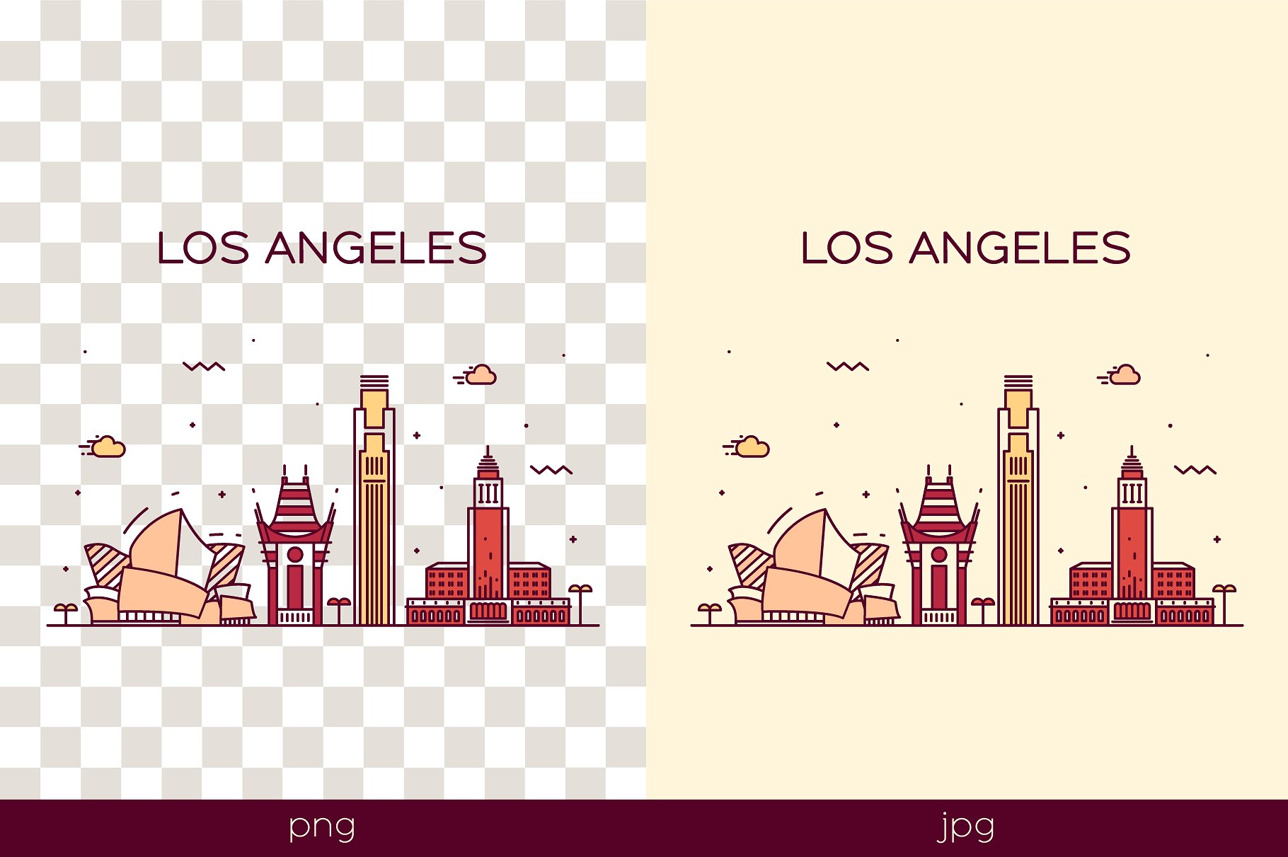 世界著名城市建筑矢量图形集合 Big Collection Ff Cities Skylines插图1