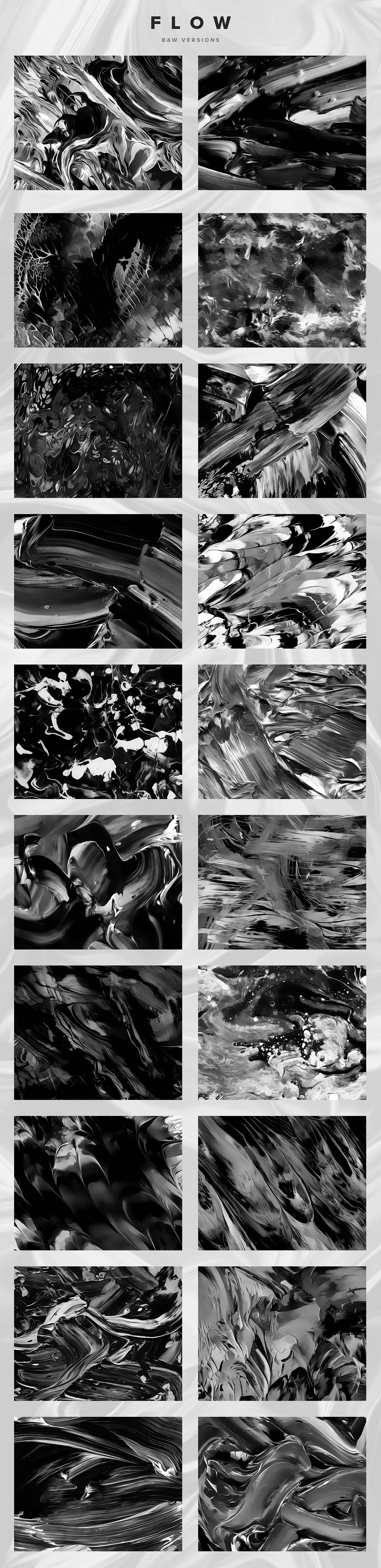 创意抽象纹理系列：100个高分辨率抽象流体绘画 Flow, Vol. 1插图4