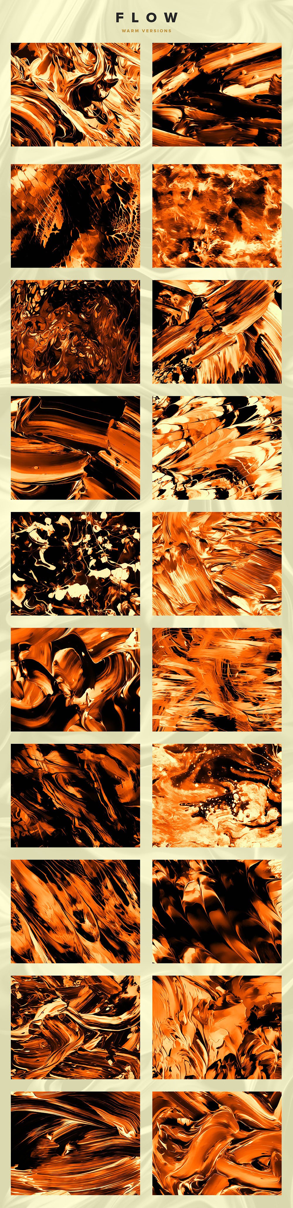 创意抽象纹理系列：100个高分辨率抽象流体绘画 Flow, Vol. 1插图3