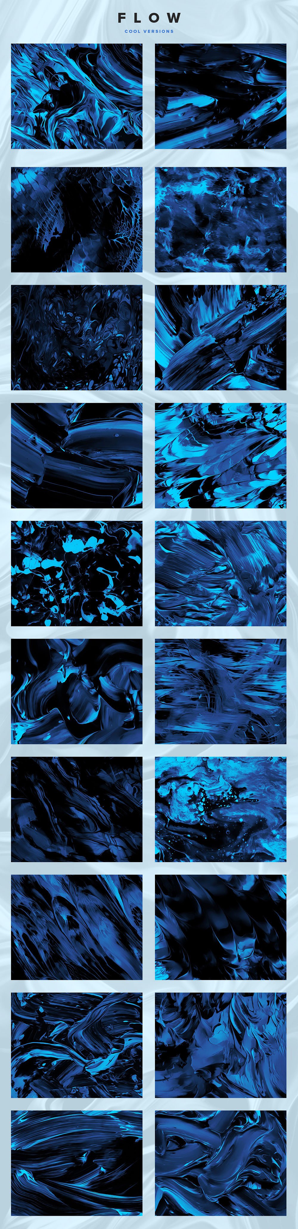 创意抽象纹理系列：100个高分辨率抽象流体绘画 Flow, Vol. 1插图2