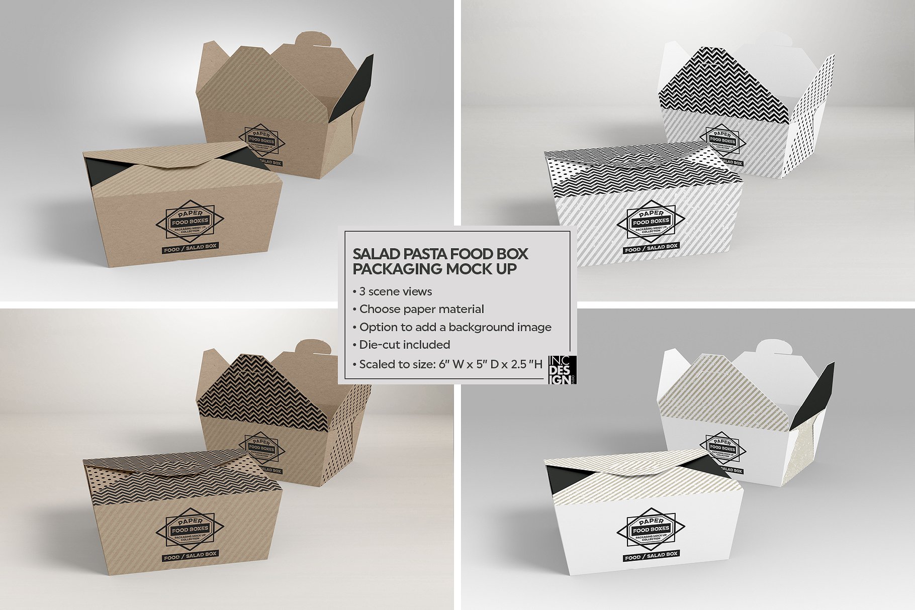 纸质食品盒包装样机1 Food Box Packaging Mockups Vol 1插图22