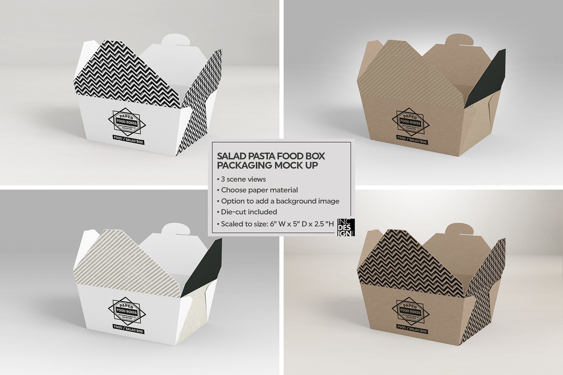 纸质食品盒包装样机1 Food Box Packaging Mockups Vol 1插图20