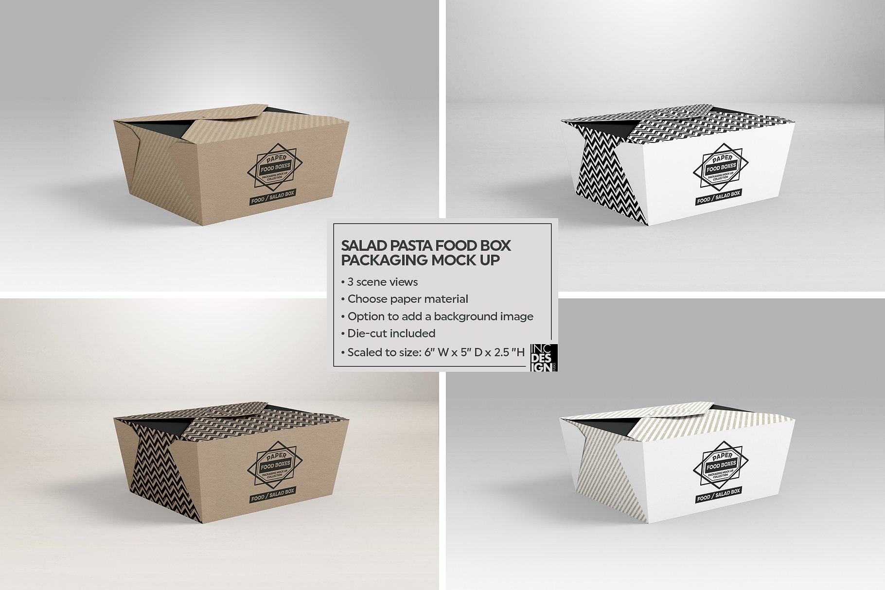 纸质食品盒包装样机1 Food Box Packaging Mockups Vol 1插图18