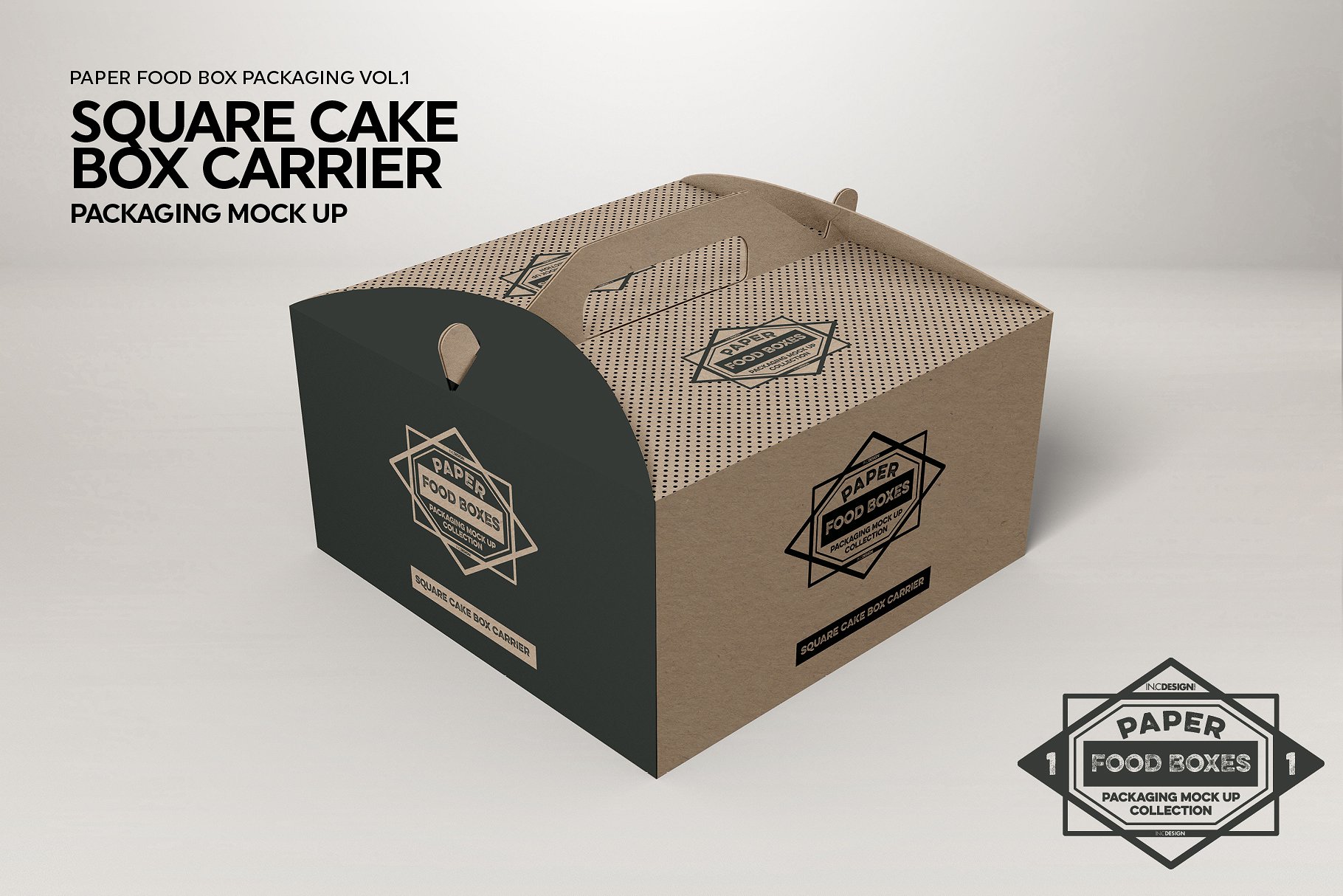 纸质食品盒包装样机1 Food Box Packaging Mockups Vol 1插图17
