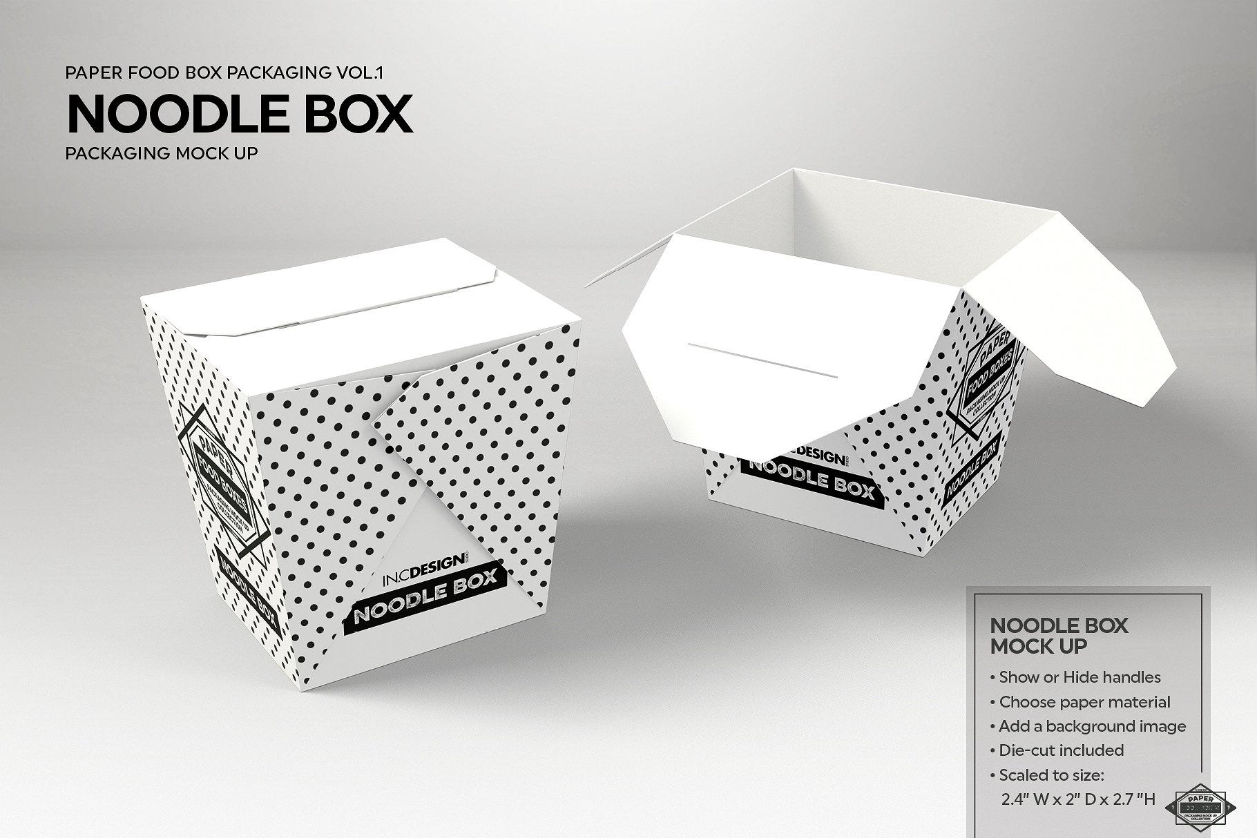 纸质食品盒包装样机1 Food Box Packaging Mockups Vol 1插图13