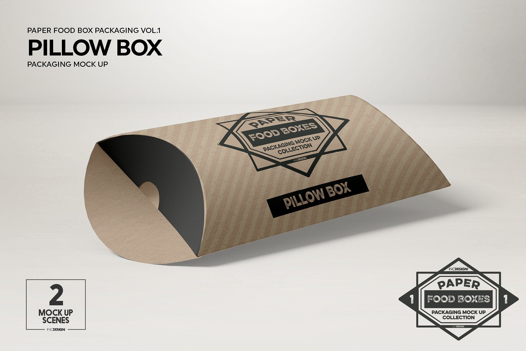 纸质食品盒包装样机1 Food Box Packaging Mockups Vol 1插图11