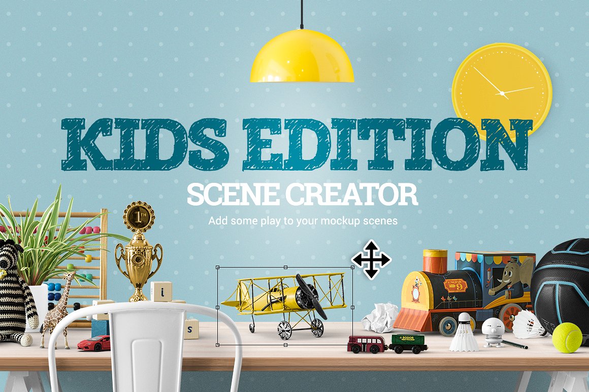 儿童房间装饰套件集合 Kids Edition Scene Creator插图