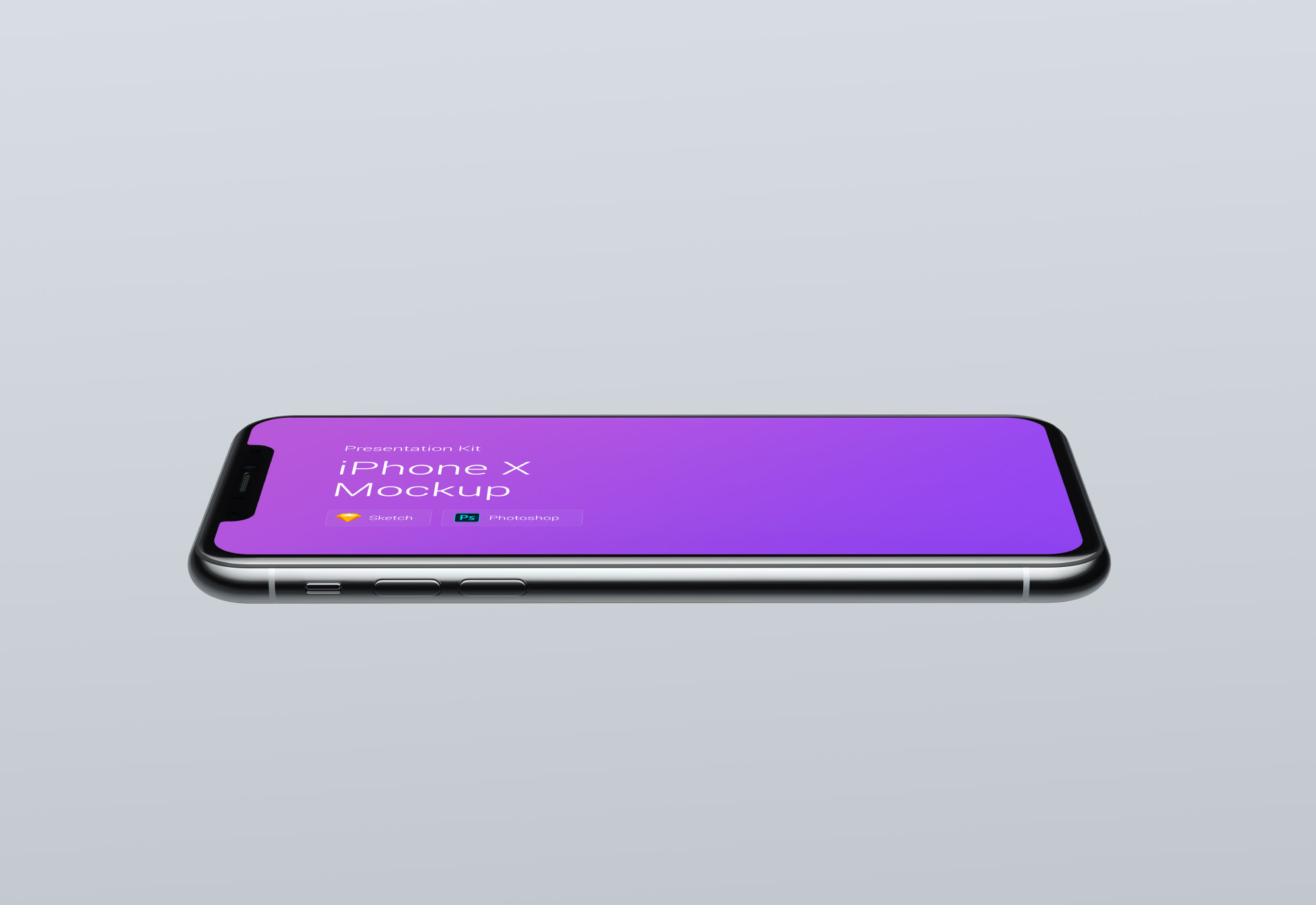 超级主流桌面&移动设备样机系列：iPhone X 智能手机样机&场景 [兼容PS,Sketch;共4.76GB]插图3