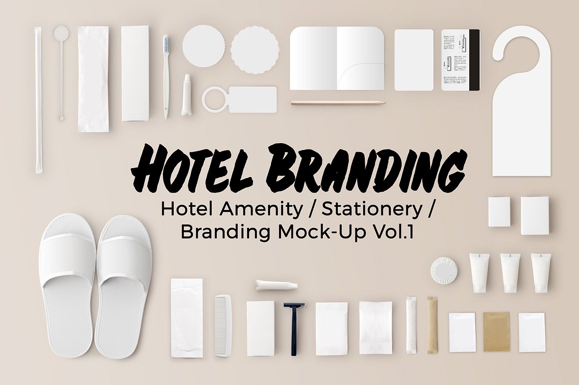 酒店品牌标识样机 Hotel Amenity Branding插图