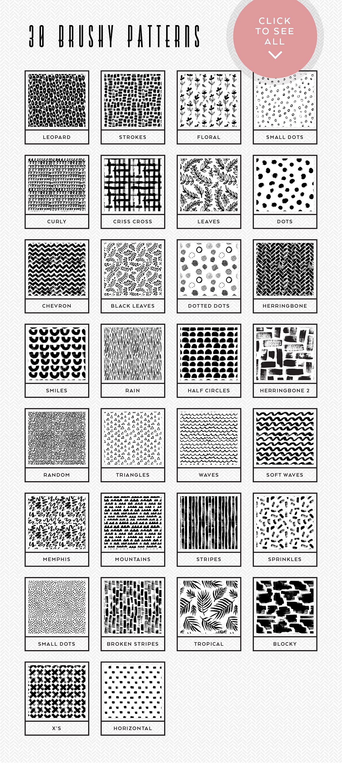 80经典手绘纹理集合 80 Essential Patterns插图2