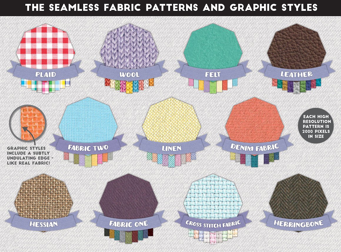 原创且功能多样的手工缝纫工艺套件 Stitch Craft – Brushes Styles & More插图4
