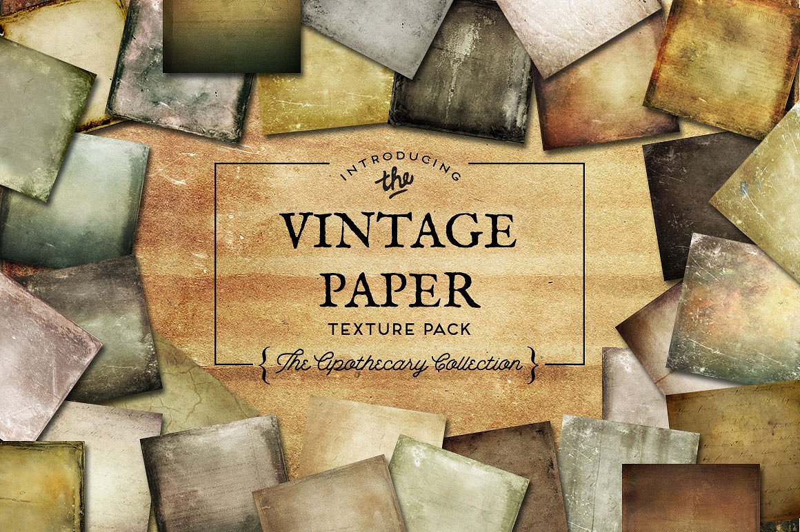 40复古纸张纹理合集 40 Vintage Paper Textures Apothecary插图